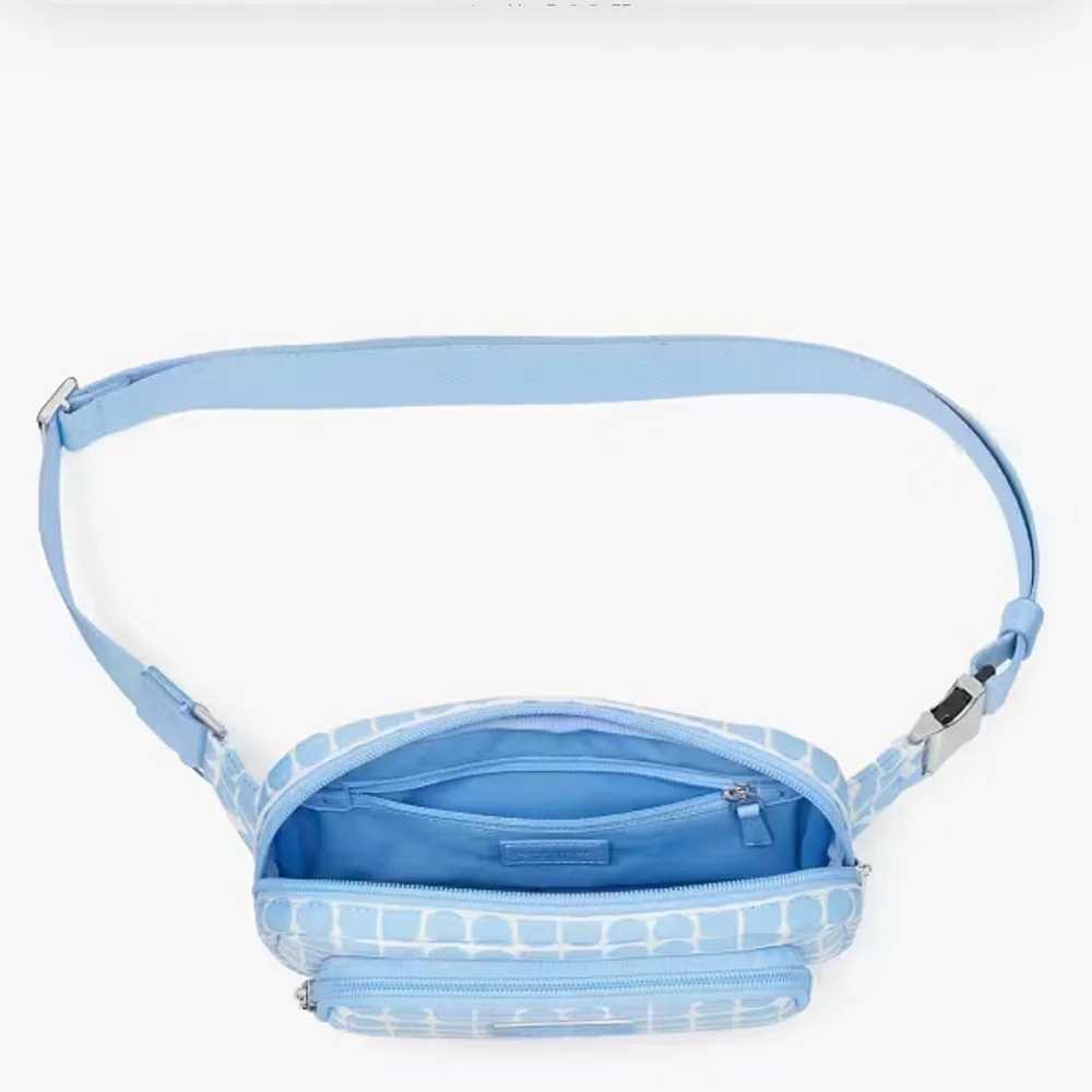 Kate Spade Noel Jacquard Belt Bag
Astral Blue 
NWT Waist
Bags & Fanny Packs - Picture 4 of 16